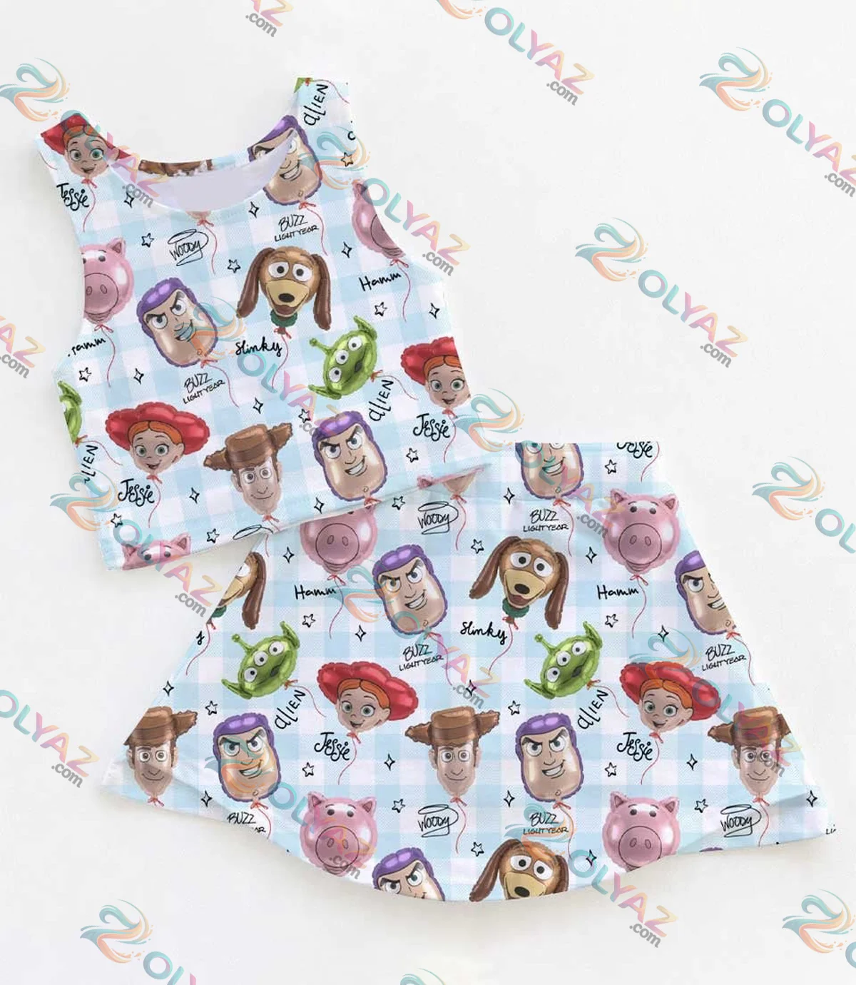 Disney Toy Story Woody Buzz Lightyear Jessie Dress Set