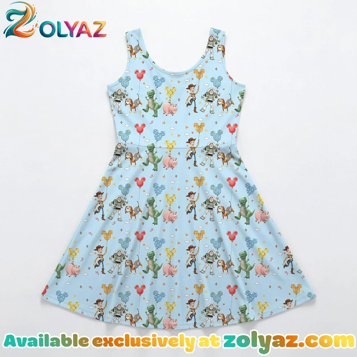 Disney Toy Story Skater Dress (Design 1) Disney Toy Story Skater Dress (Design 1)
