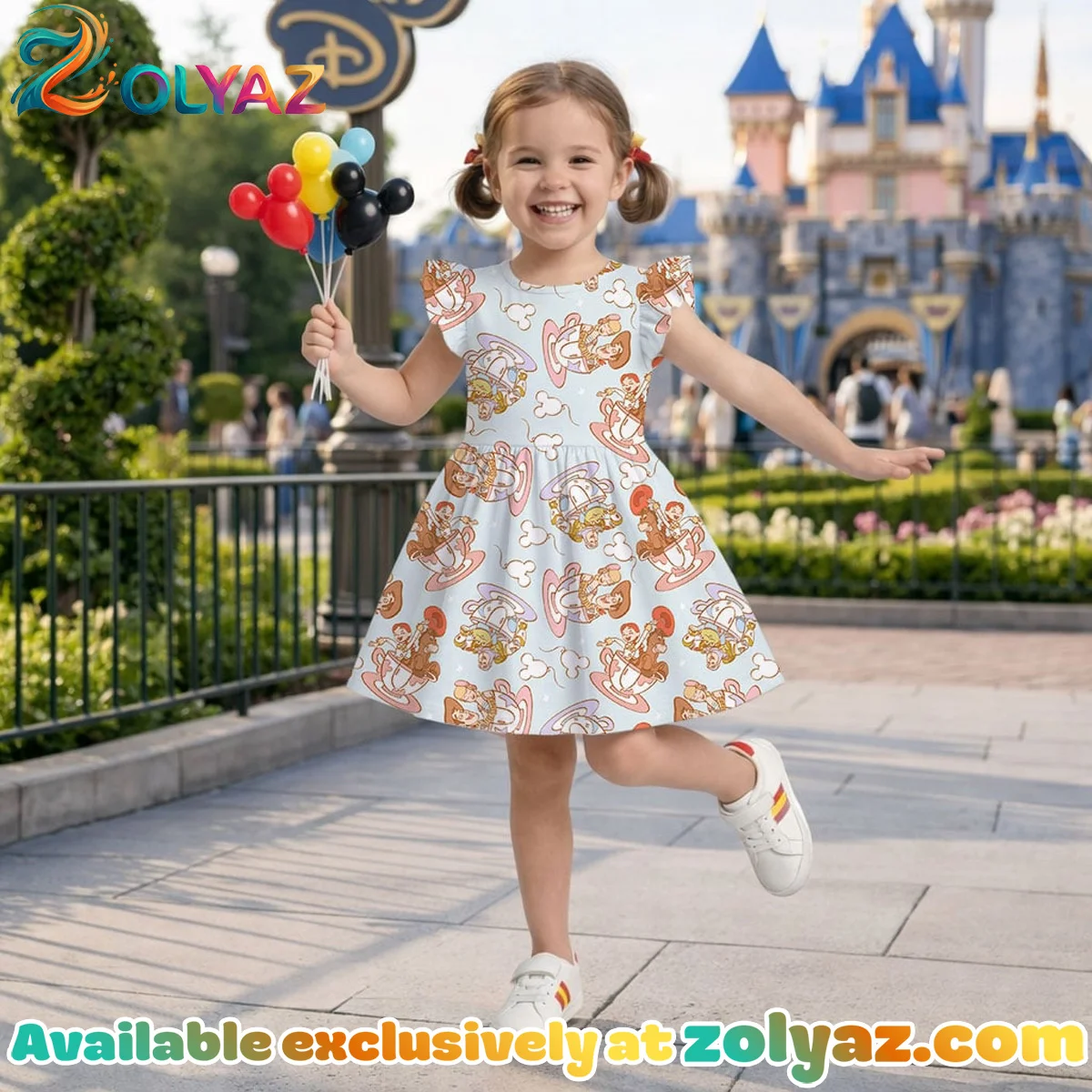 Disney Toy Story Woody Jessie Buzz Skater Dress Disney Toy Story Woody Jessie Buzz Skater Dress