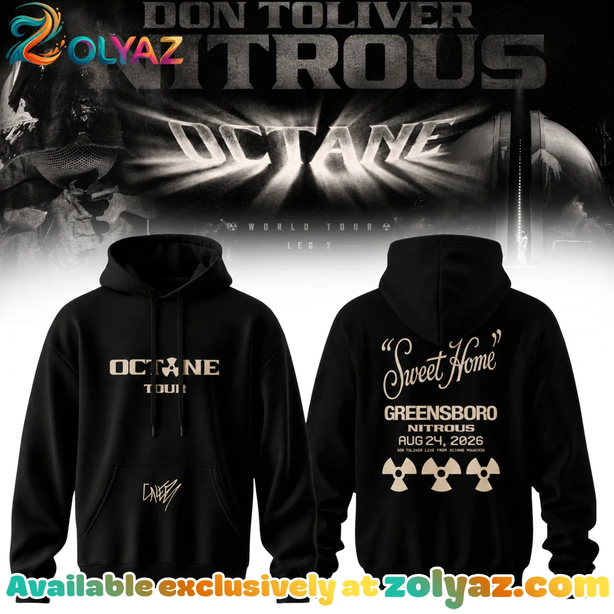 Don Toliver Nitrous Octane World Tour Signature T-Shirt & Hoodie [Drop 5]