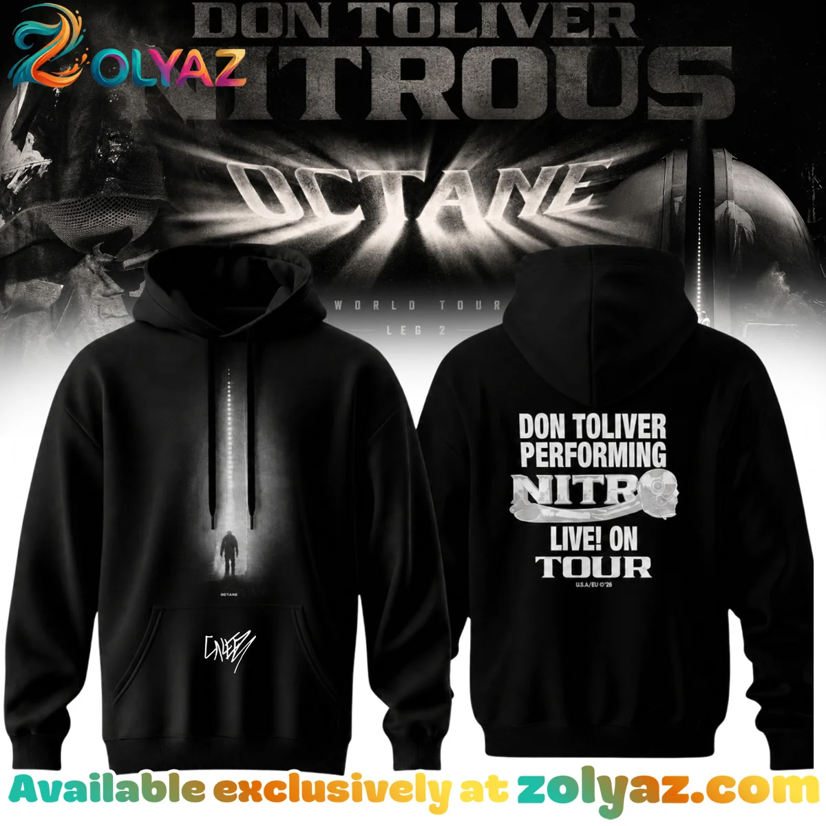 Don Toliver Nitrous Octane World Tour Signature T-Shirt & Hoodie [Batch 4]