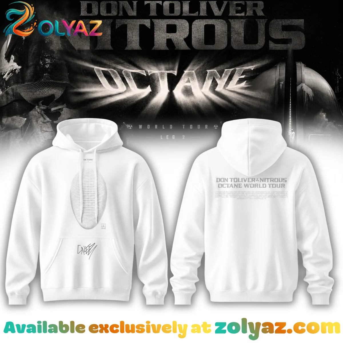 Don Toliver Nitrous Octane World Tour Signature T-Shirt & Hoodie [Batch 2]