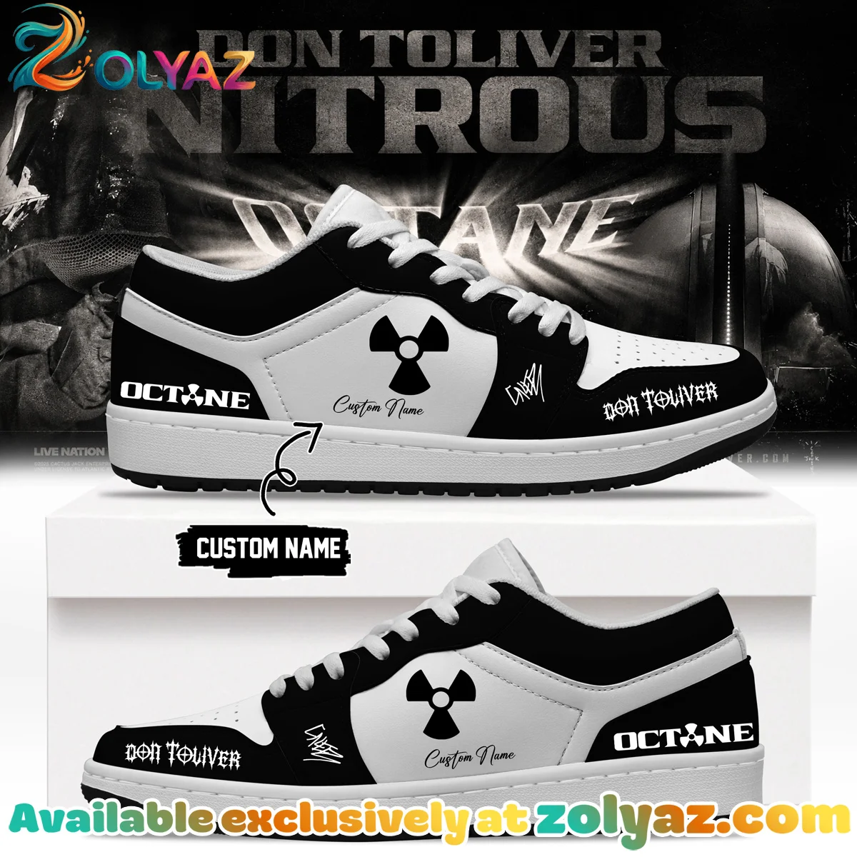 Don Toliver Nitrous Octane World Tour Signature Custom Air Force 1 & Jordan 1 Shoes - Part 1