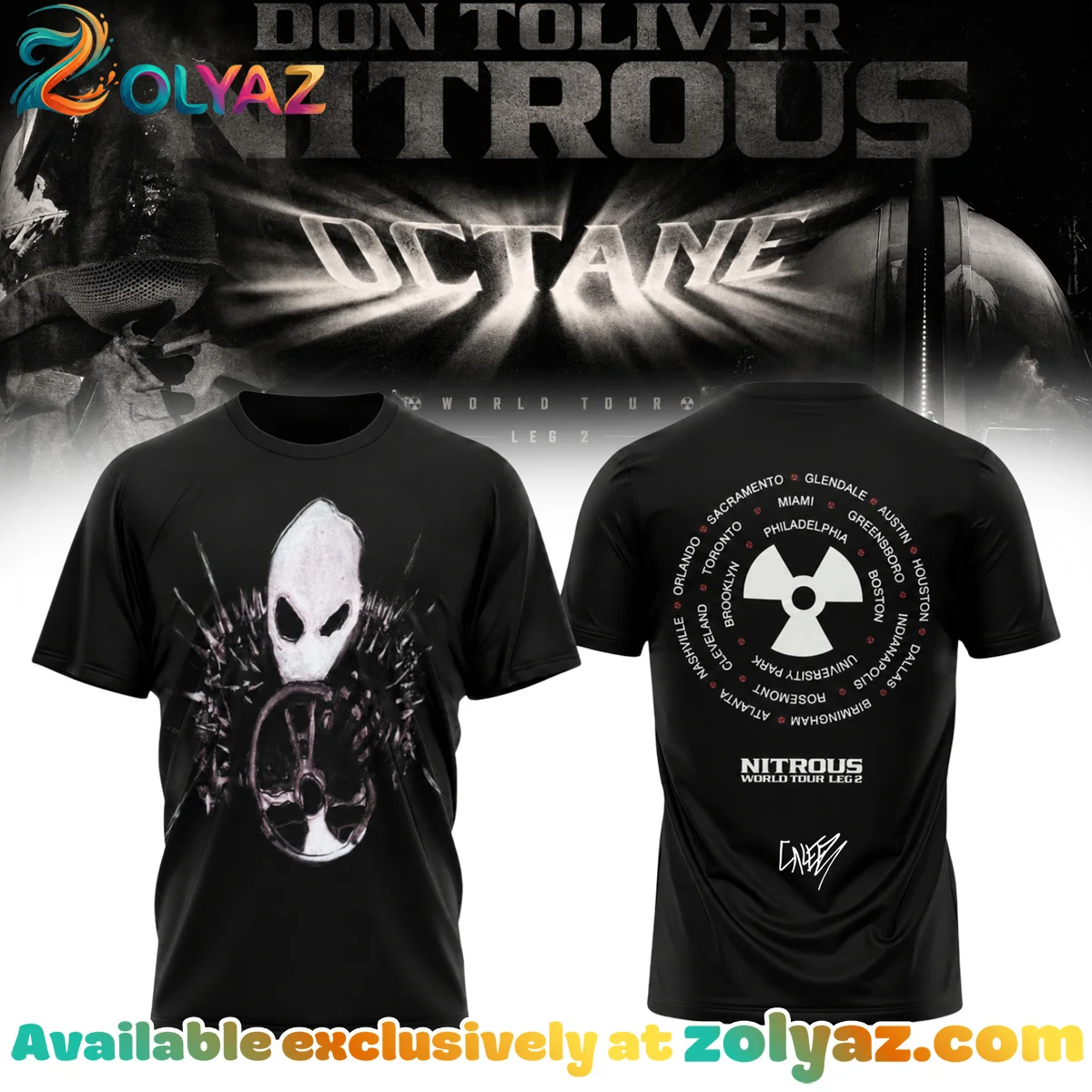 Don Toliver Nitrous Octane World Tour Signature Shirt & Hoodie [Batch 11]