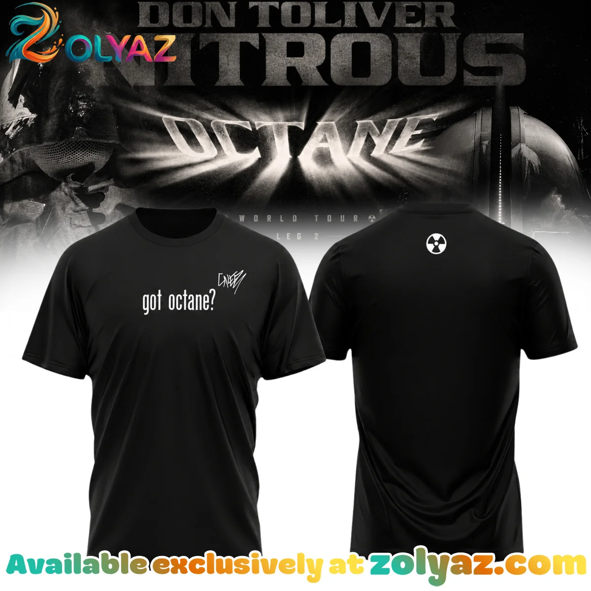 Don Toliver Nitrous Octane World Tour Signature Shirt & Hoodie [Drop 13]