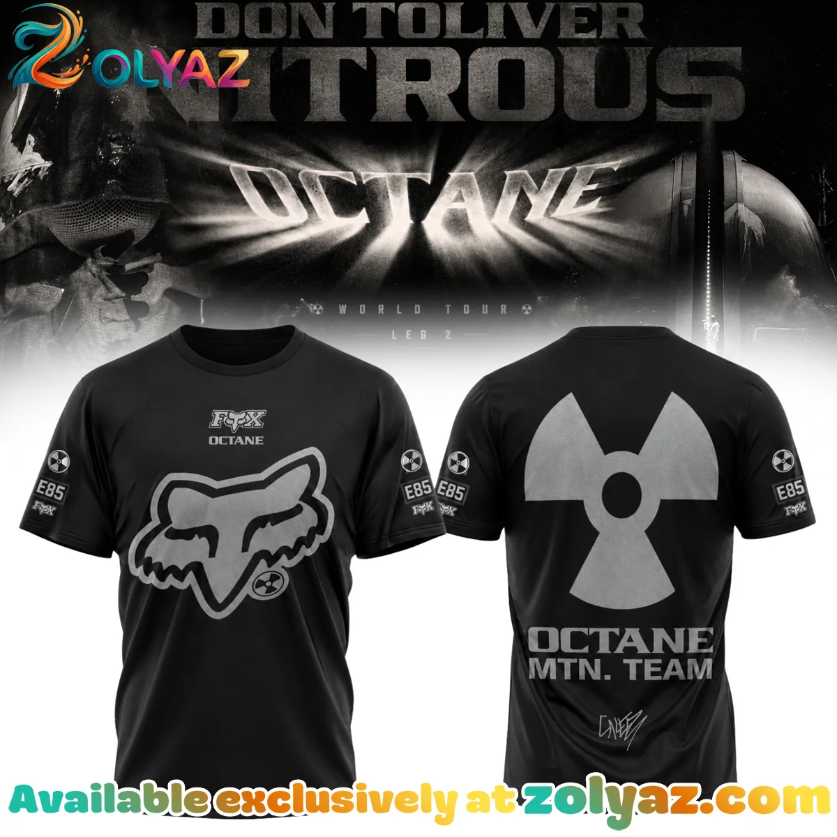 Don Toliver Nitrous Octane World Tour Signature Shirt & Hoodie (Design 10)