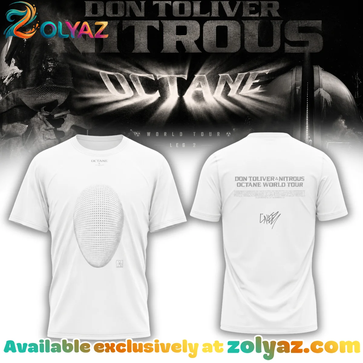 Don Toliver Nitrous Octane World Tour Signature T-Shirt & Hoodie - Variant 9