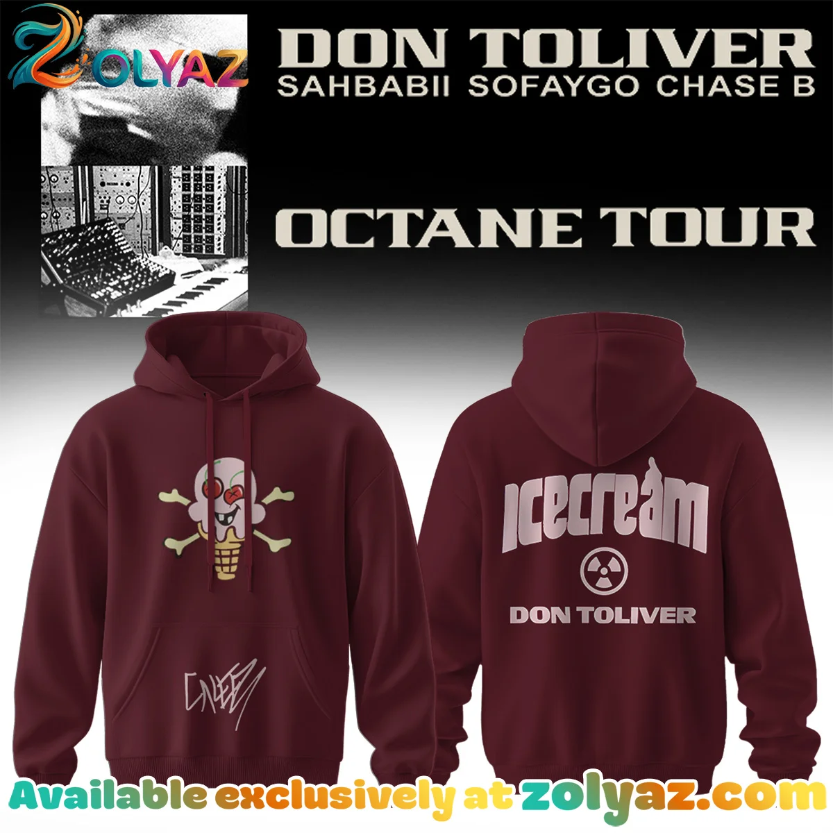 Don Toliver Octane Tour Signed T-Shirt & Hoodie (Style 1)