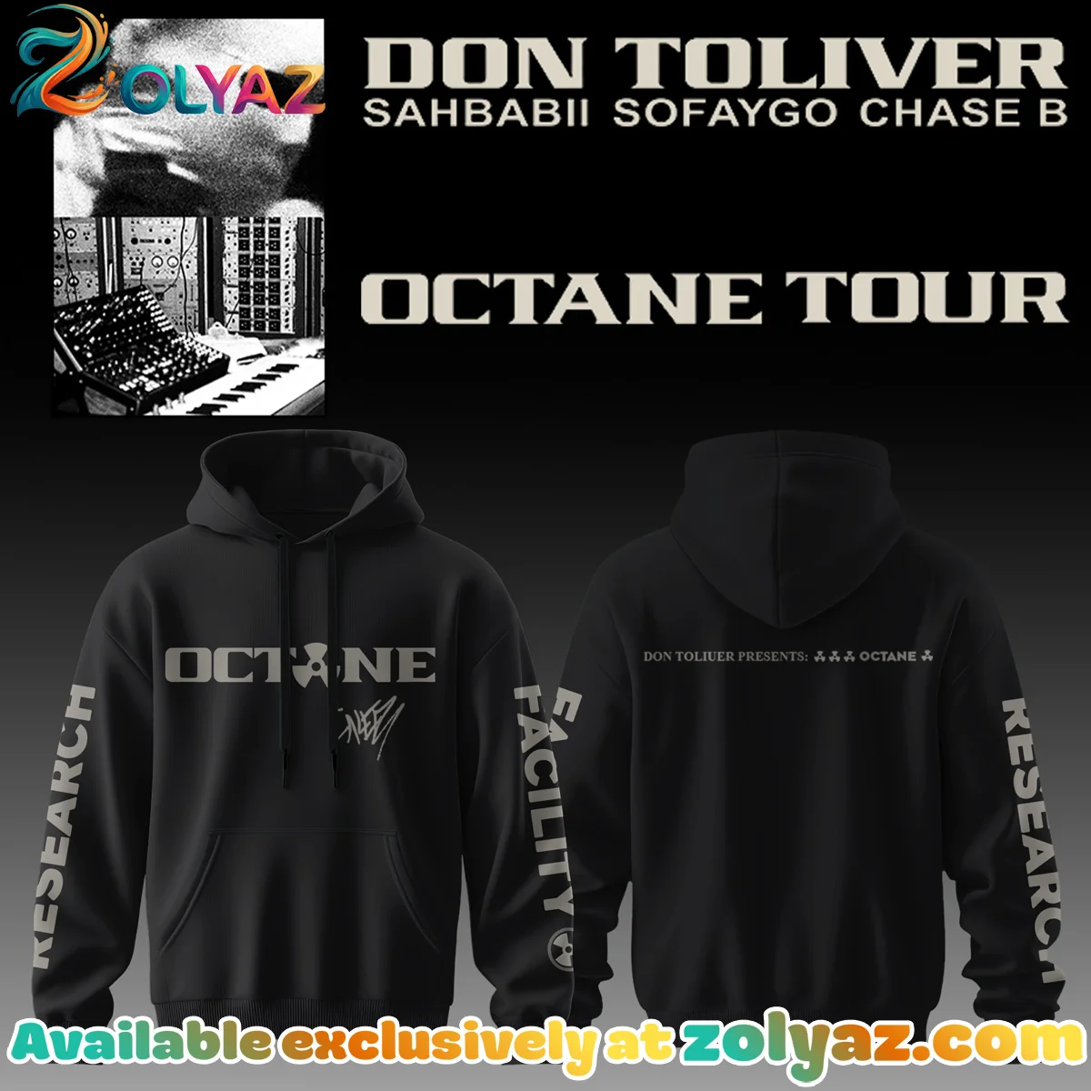 Don Toliver Octane Tour Signed T-Shirt & Hoodie - Variant 2