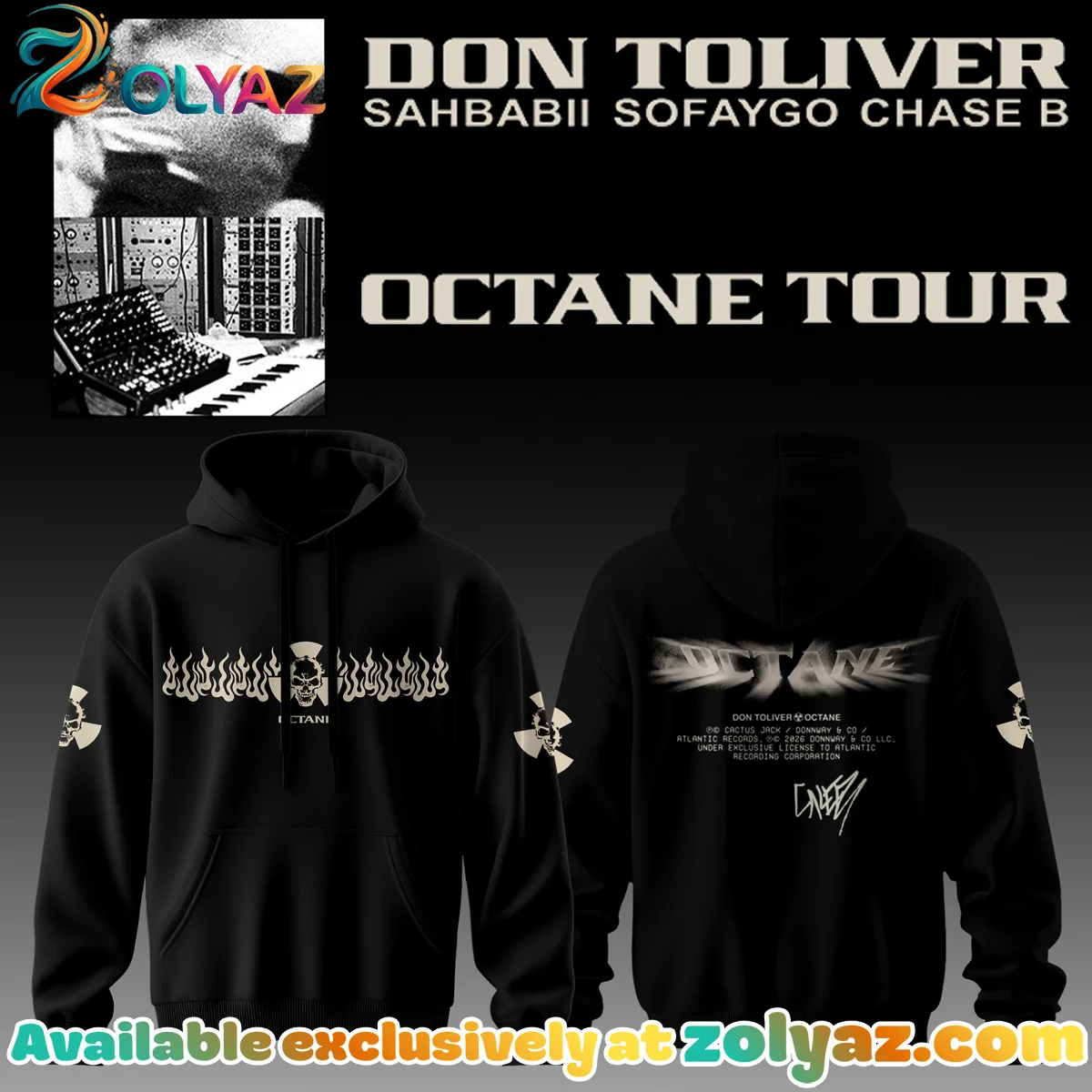 Don Toliver Octane Tour Signed Shirt & Hoodie (Release 6)