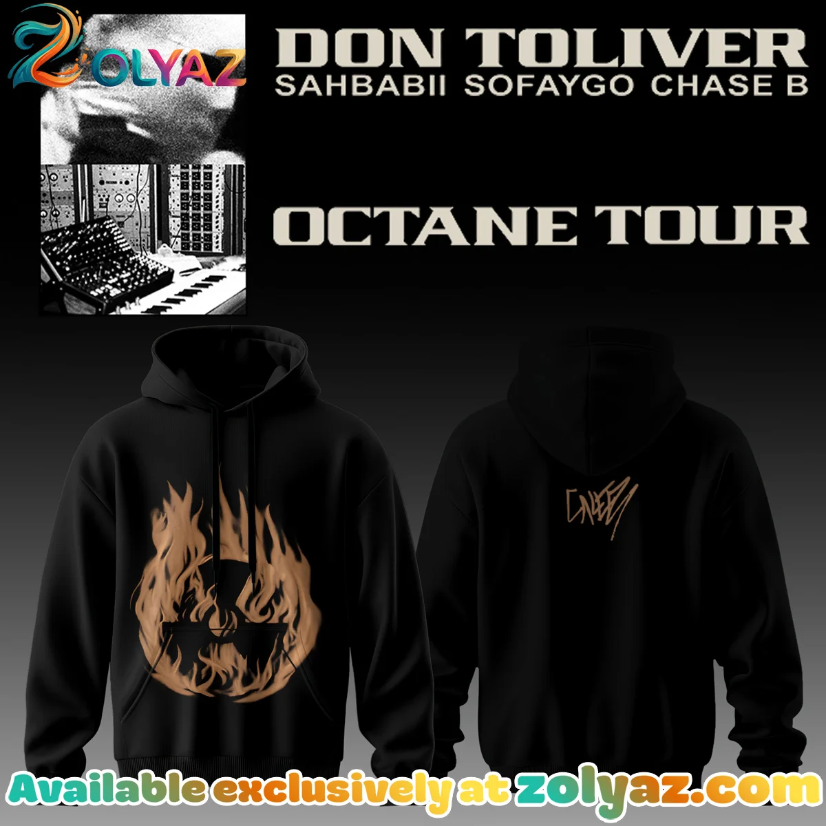 Don Toliver Octane Tour Signed Shirt & Hoodie - Part 8