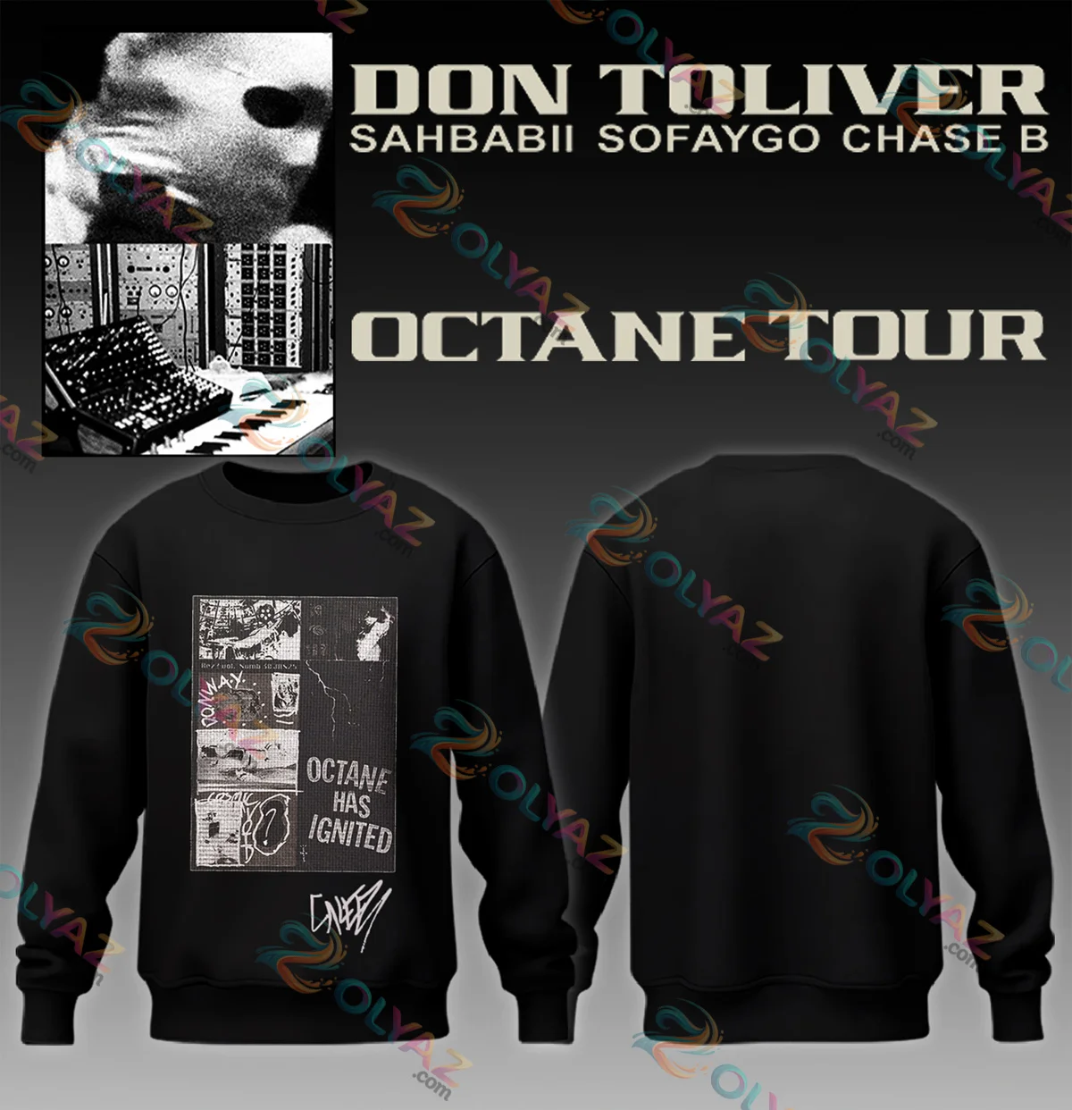 Don Toliver Octane Tour Signed T-Shirt & Hoodie (Release 6)