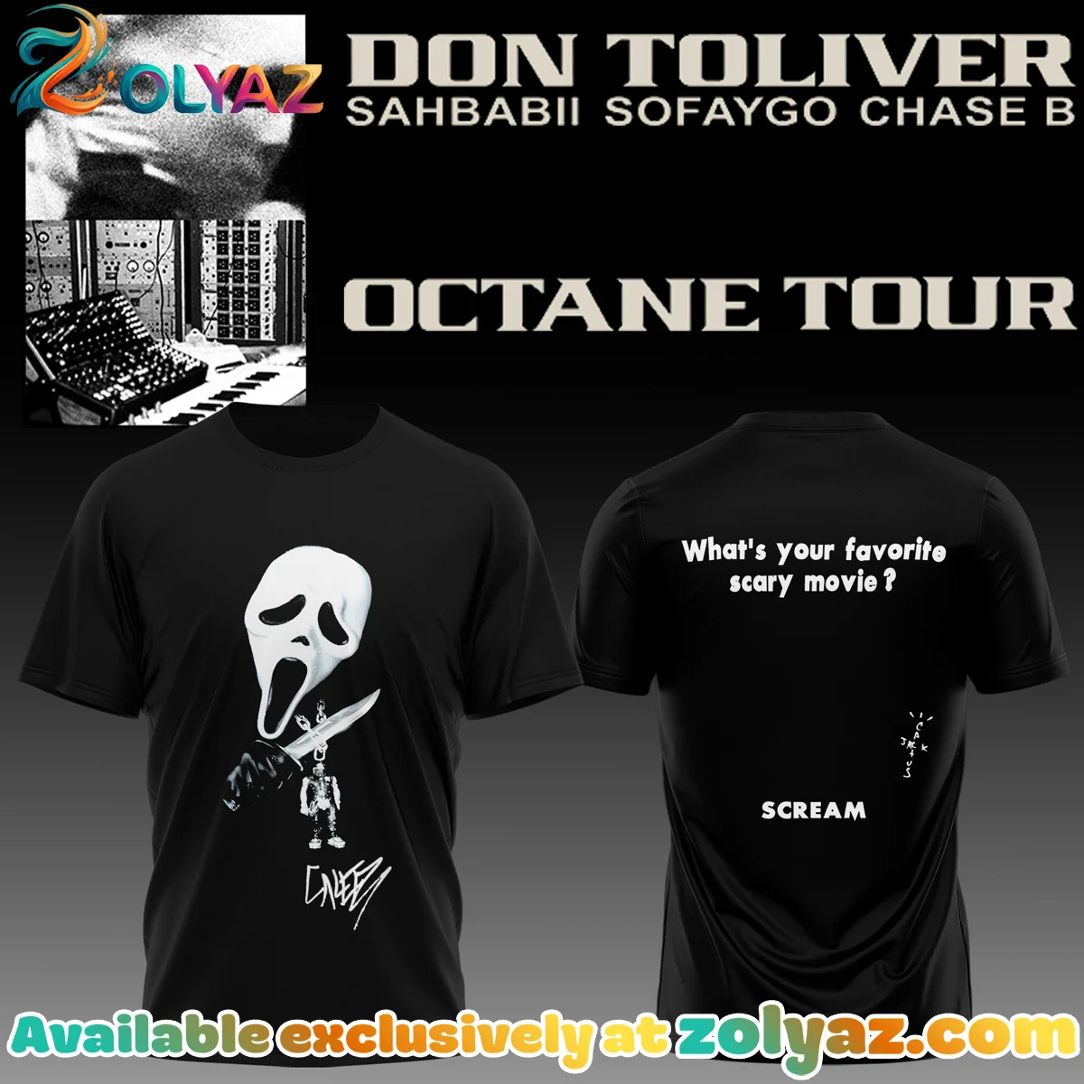 Don Toliver Octane Tour Signed Shirt & Hoodie (Design 17)