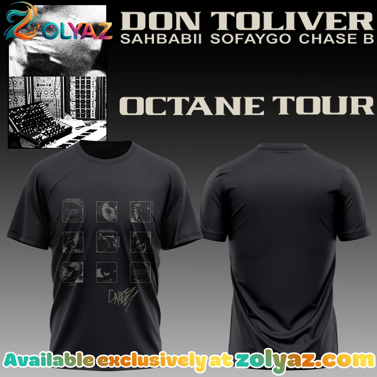 Don Toliver Octane Tour Signed Shirt & Hoodie [Batch 29]