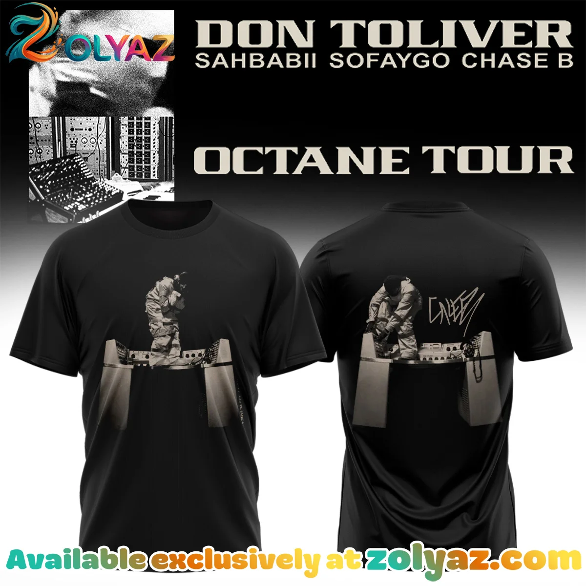 Don Toliver Octane Tour Signed Shirt & Hoodie (Style 28)