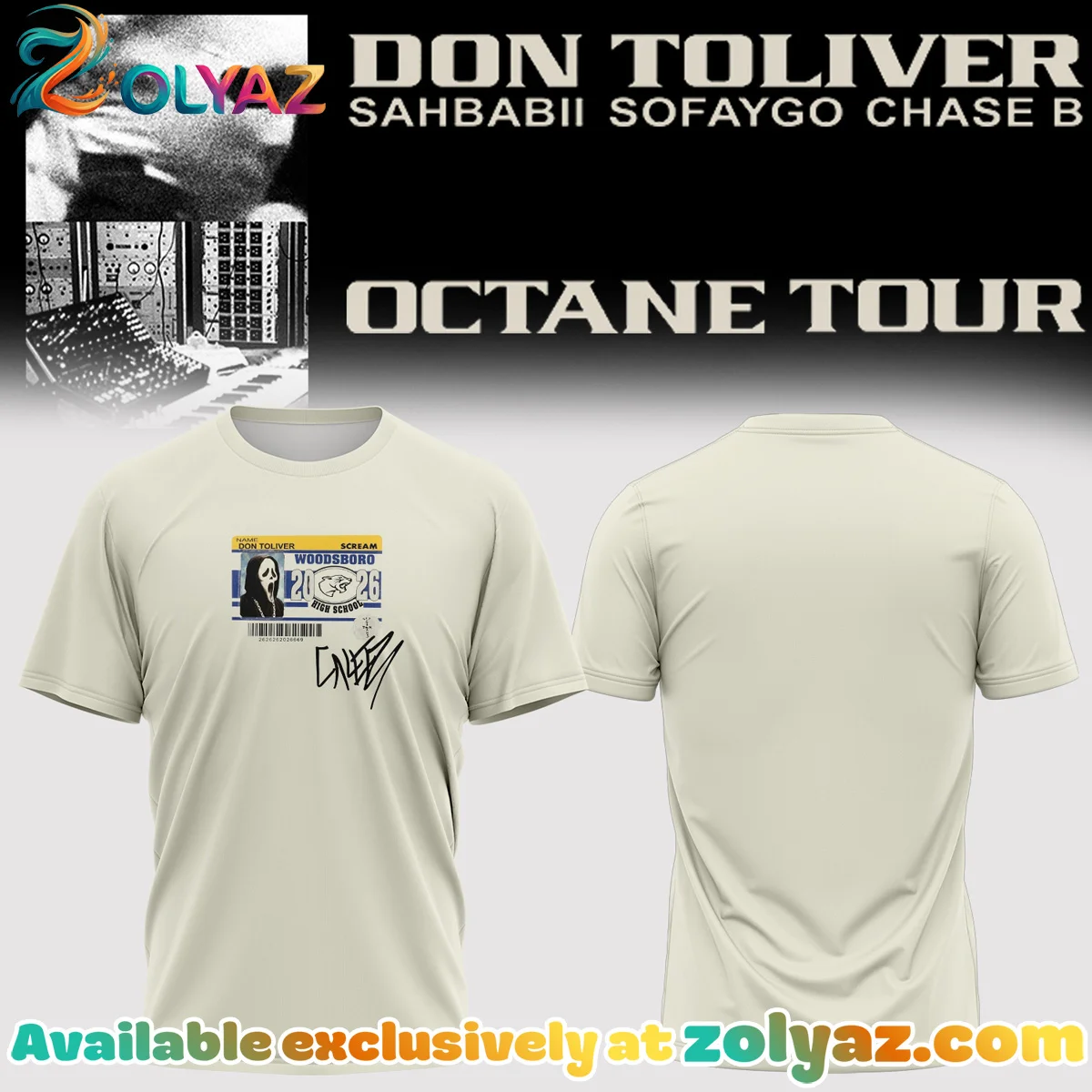 Don Toliver Octane Tour Signed Shirt & Hoodie - Series 15