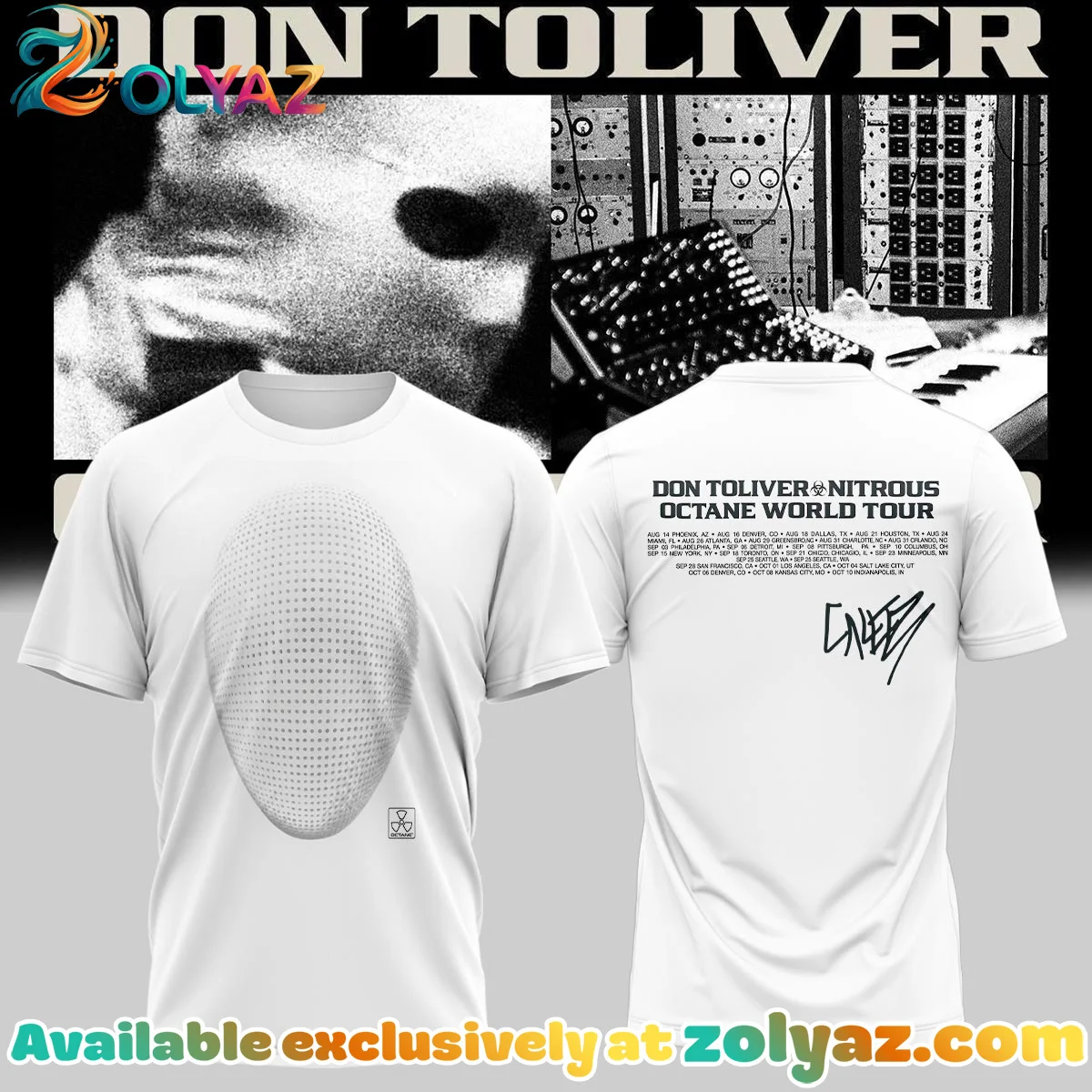 Don Toliver Octane Tour Signed T-Shirt & Hoodie (Style 12)