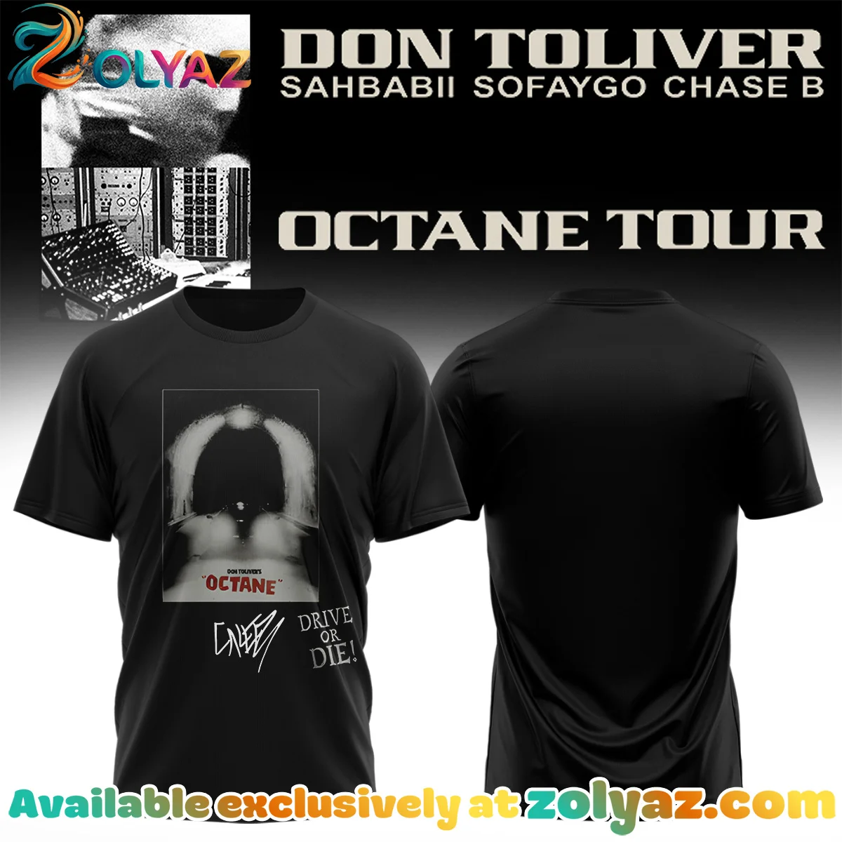Don Toliver Octane Tour Signed Shirt & Hoodie - Variant 25