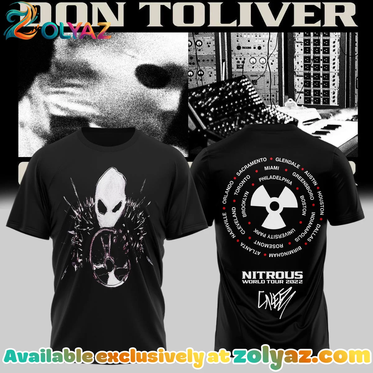 Don Toliver Octane Tour Signed T-Shirt & Hoodie - Variant 22