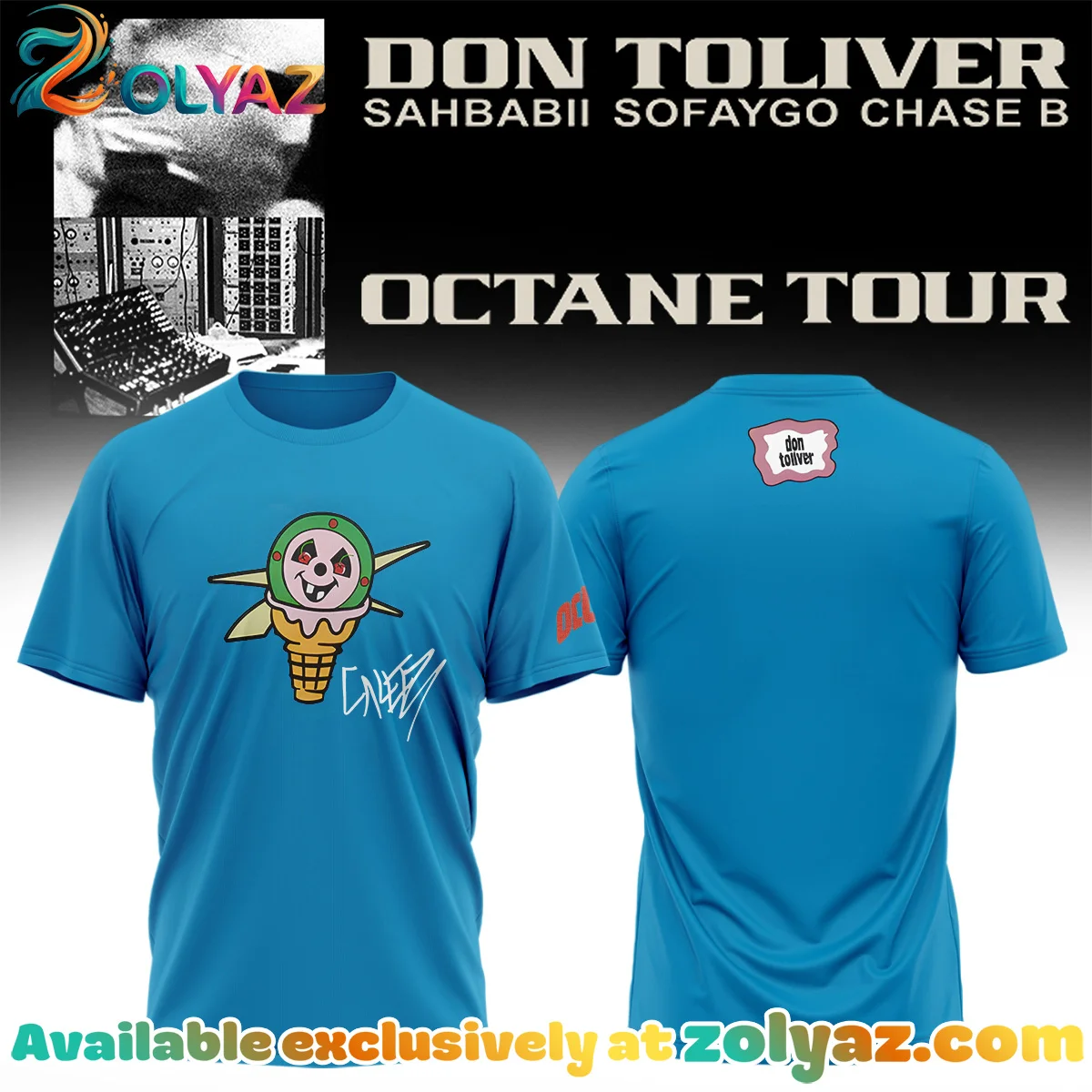 Don Toliver Octane Tour Signed Shirt & Hoodie (Release 9)