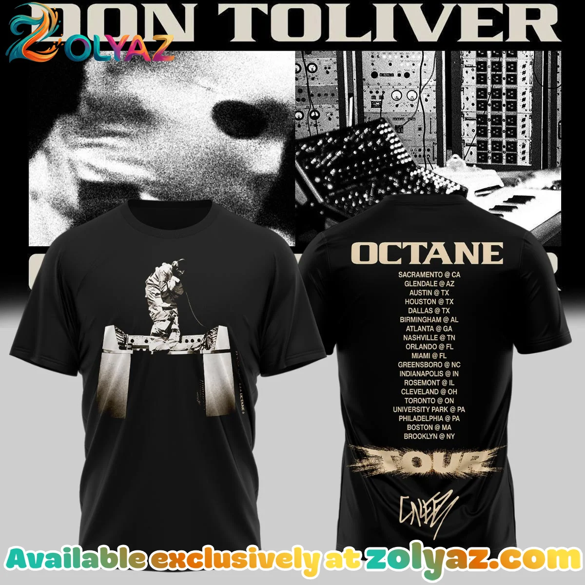 Don Toliver Octane Tour Signed Shirt & Hoodie [Drop 30]