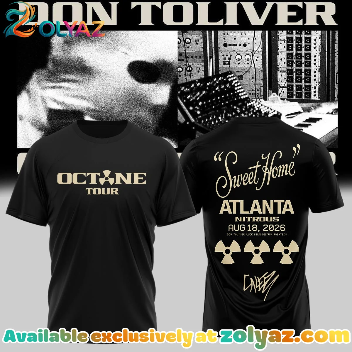 Don Toliver Octane Tour Signed T-Shirt & Hoodie [Batch 14]