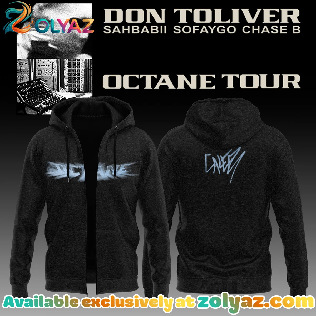 Don Toliver Octane Tour Signed Shirt & Hoodie (Design 33)
