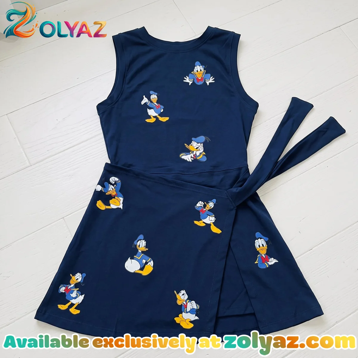 Donald Moods Athletic Dress - Tennis Dress Skirt, Disney Donald Duck Outfit For Women Donald Moods Athletic Dress - Tennis Dress Skirt, Disney Donald Duck Outfit For Women