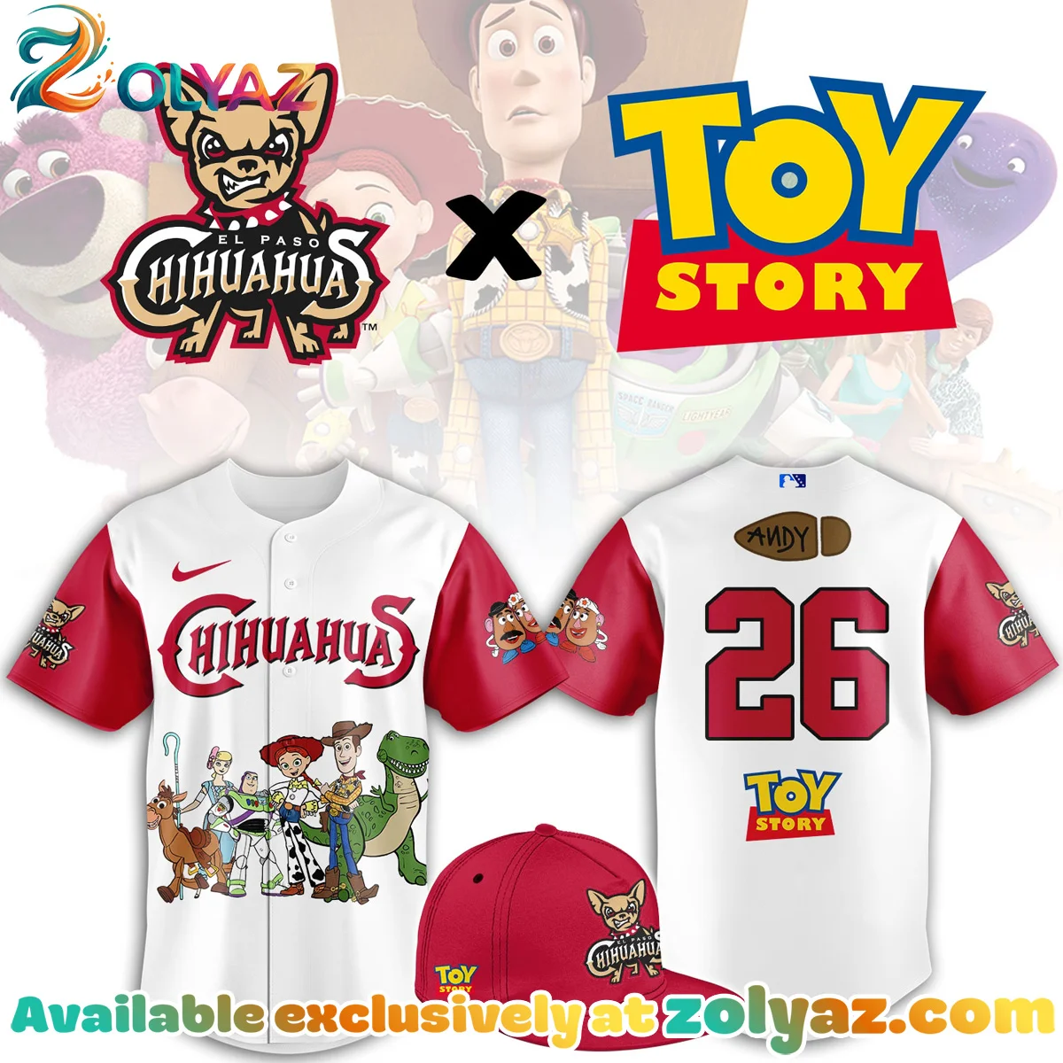 El Paso Chihuahuas Toy Story Jersey