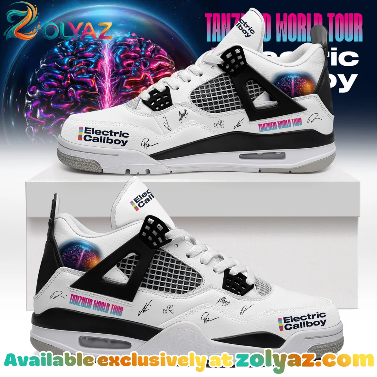 Electric Callboy Tanzneid World Tour Signature Custom Air Force 1 & Jordan 1 Shoes [Batch 11]