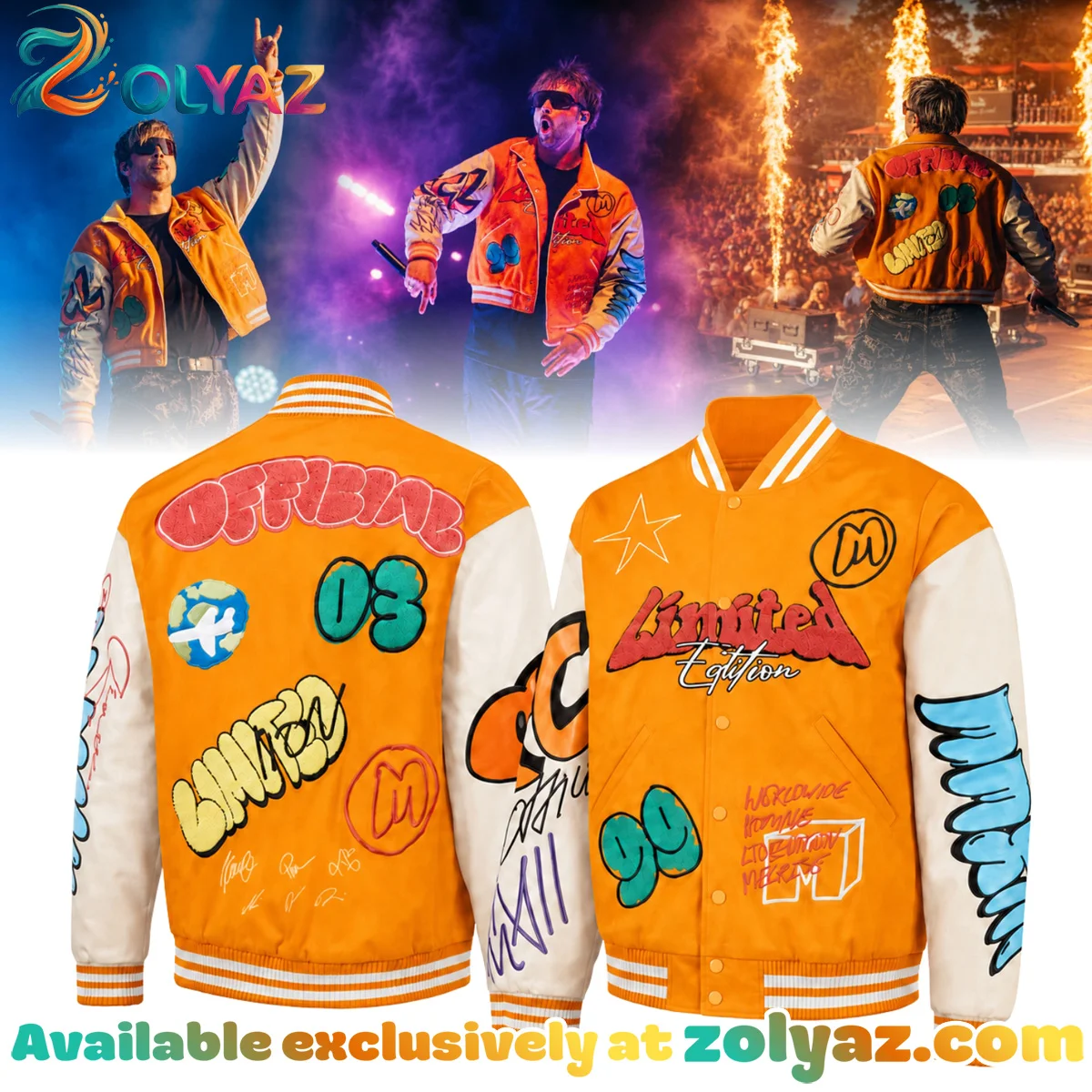 Electric Callboy Tanzneid World Tour Signed Bomber Jacket - Series 1