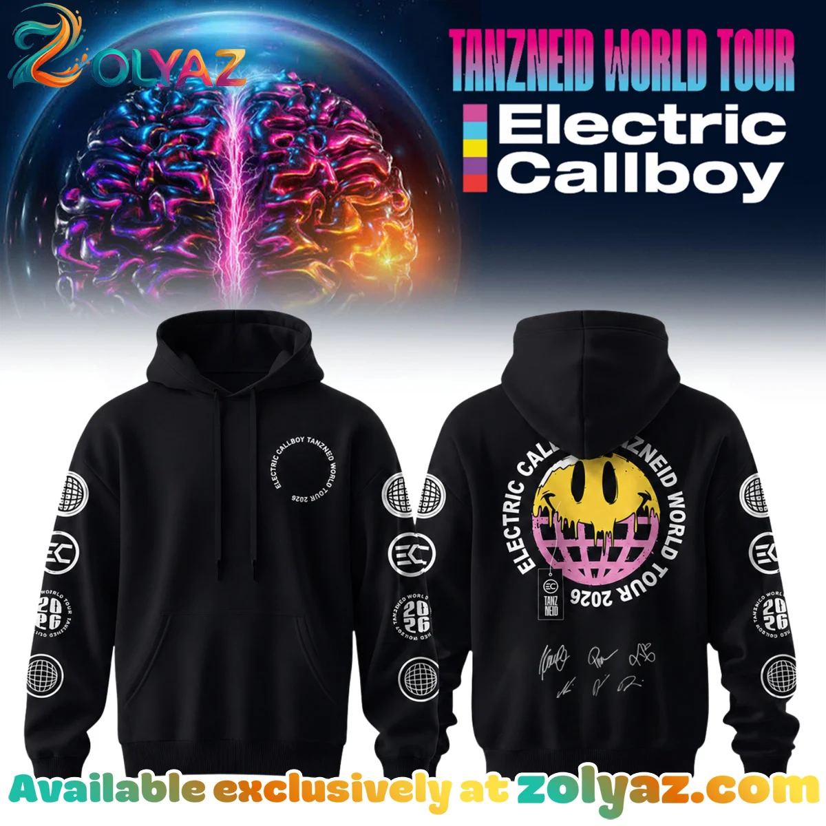 Electric Callboy Tanzneid World Tour Signed T-Shirt & Hoodie - Part 9