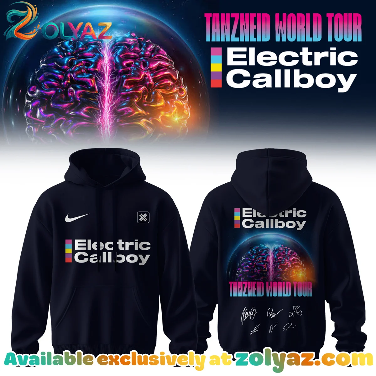 Electric Callboy Tanzneid World Tour Signed T-Shirt & Hoodie (Release 11)