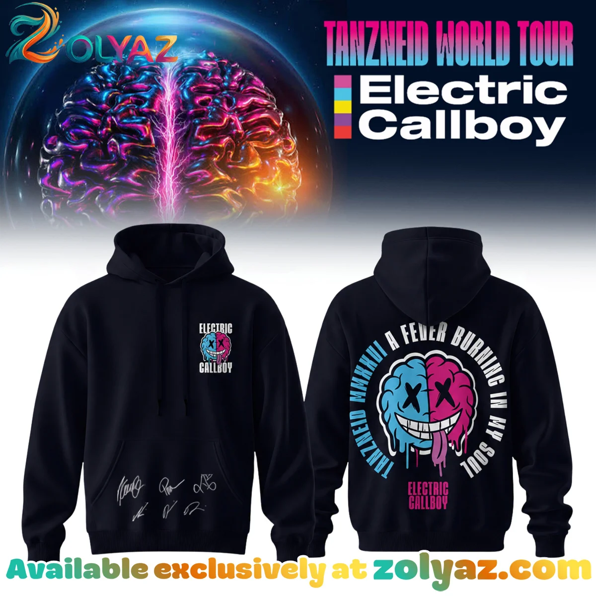 Electric Callboy Tanzneid World Tour Signed T-Shirt & Hoodie - Part 5