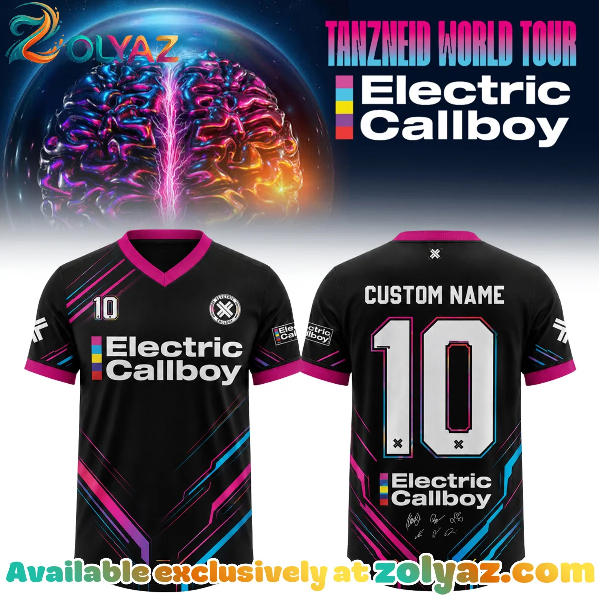 Electric Callboy Tanzneid World Tour Signed Jersey (Release 1)