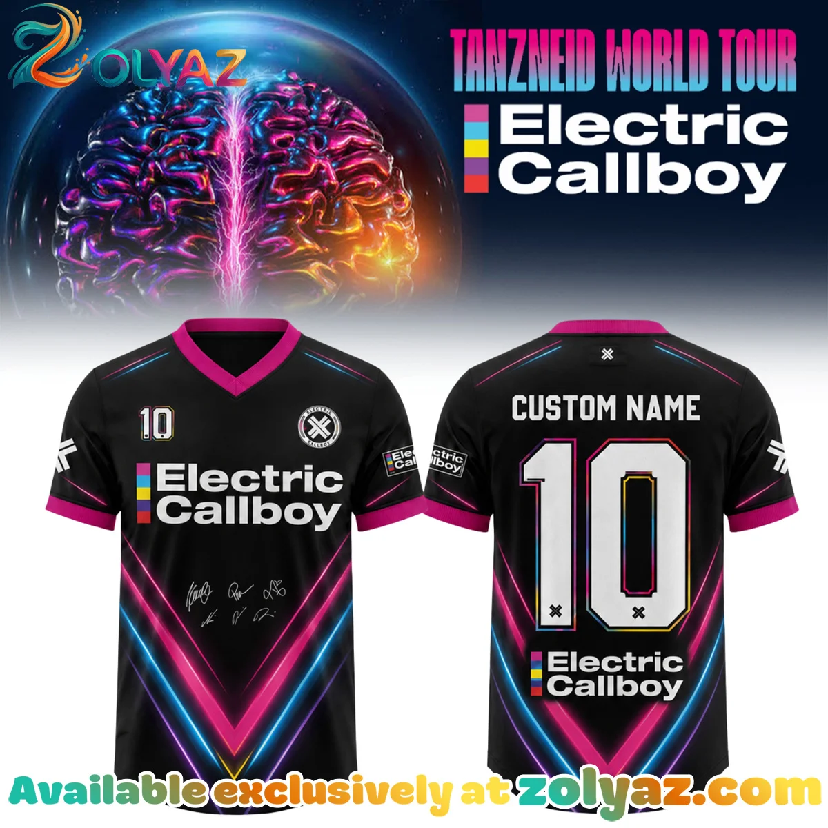 Electric Callboy Tanzneid World Tour Signed Jersey - Series 16