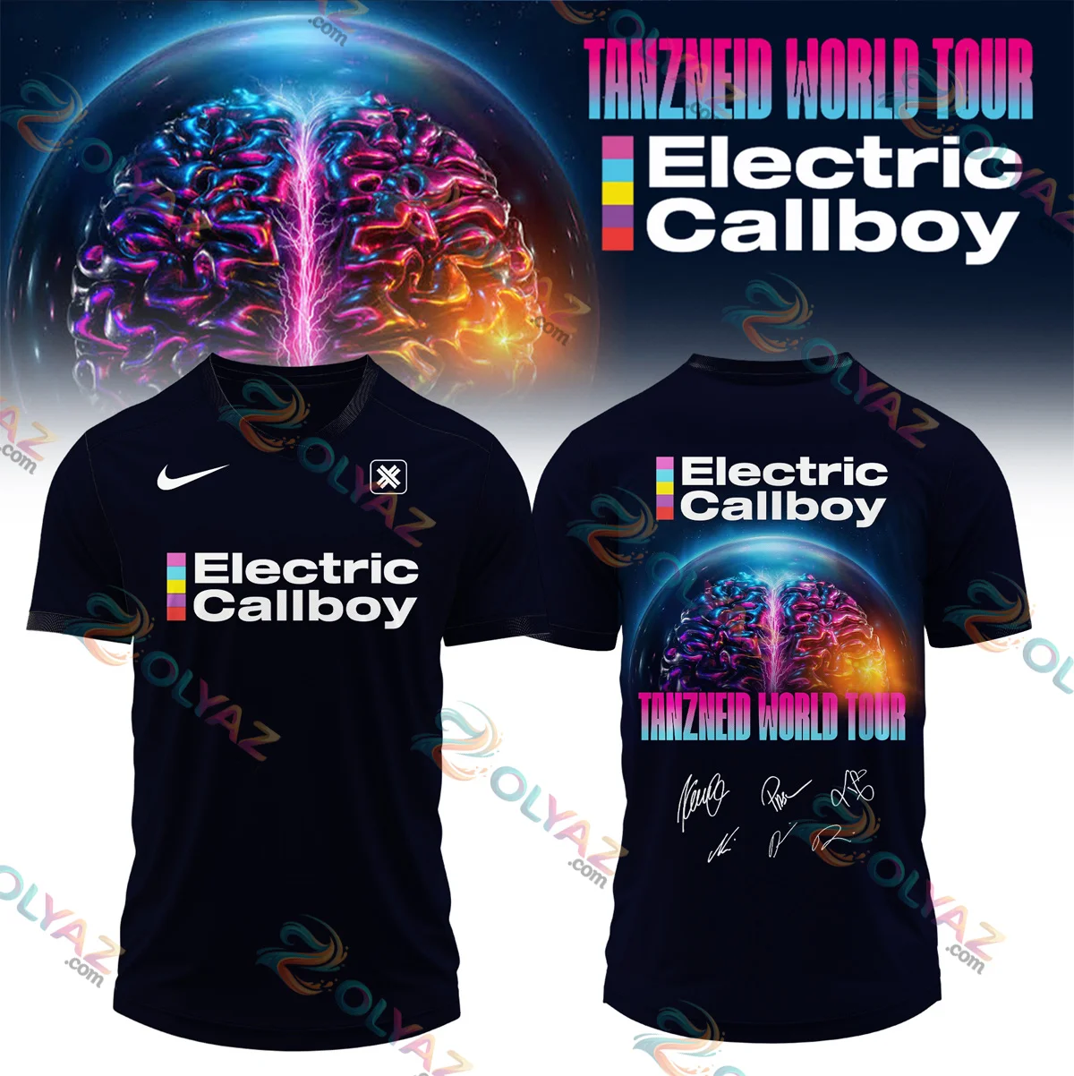 Electric Callboy Tanzneid World Tour Signed Jersey - Variant 6