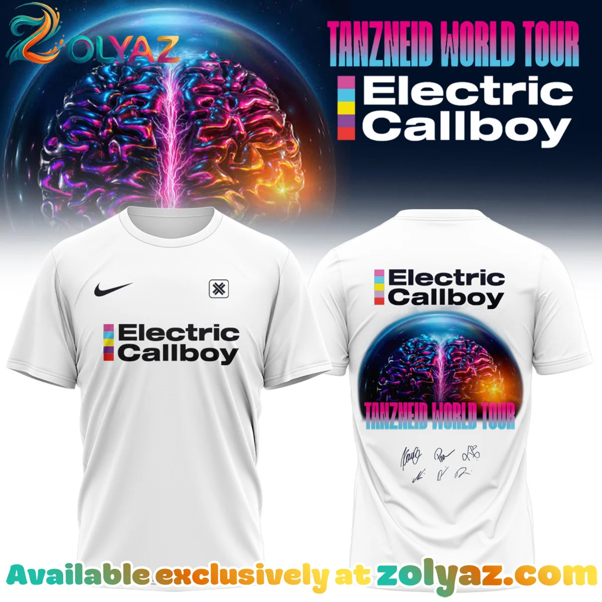 Electric Callboy Tanzneid World Tour Signed T-Shirt & Hoodie - Part 18
