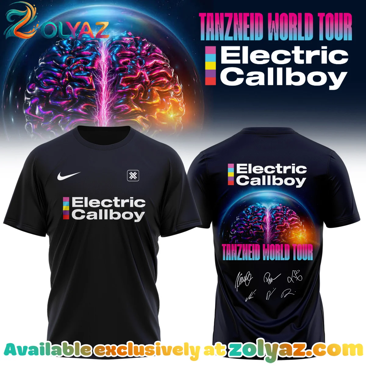Electric Callboy Tanzneid World Tour Signed Shirt & Hoodie - Part 17