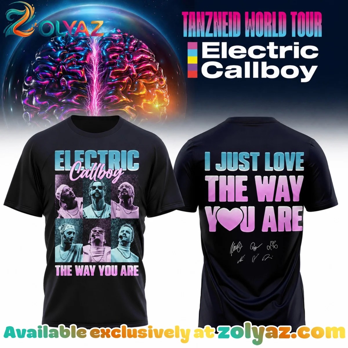 Electric Callboy Tanzneid World Tour Signed Shirt & Hoodie (Release 20)