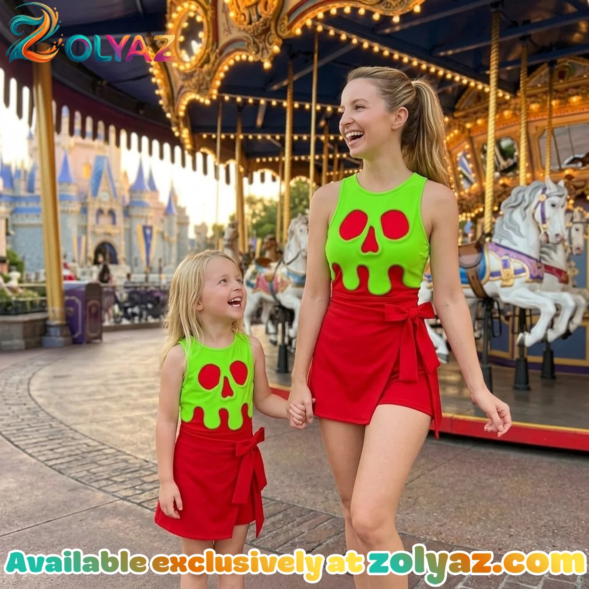 Evil Queen Poison Apple Athletic Dress - Tennis Dress Skirt, Disney Villains Park Vacation Outfit, Snow White Skort Dress Evil Queen Poison Apple Athletic Dress - Tennis Dress Skirt, Disney Villains Park Vacation Outfit, Snow White Skort Dress