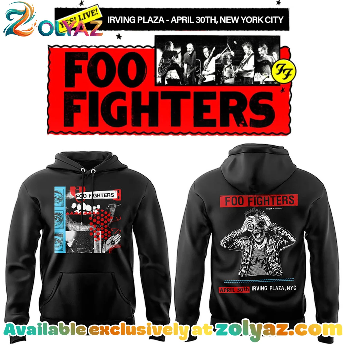 FF Irving Plaza New York City Shirt & Hoodie (Style 2)