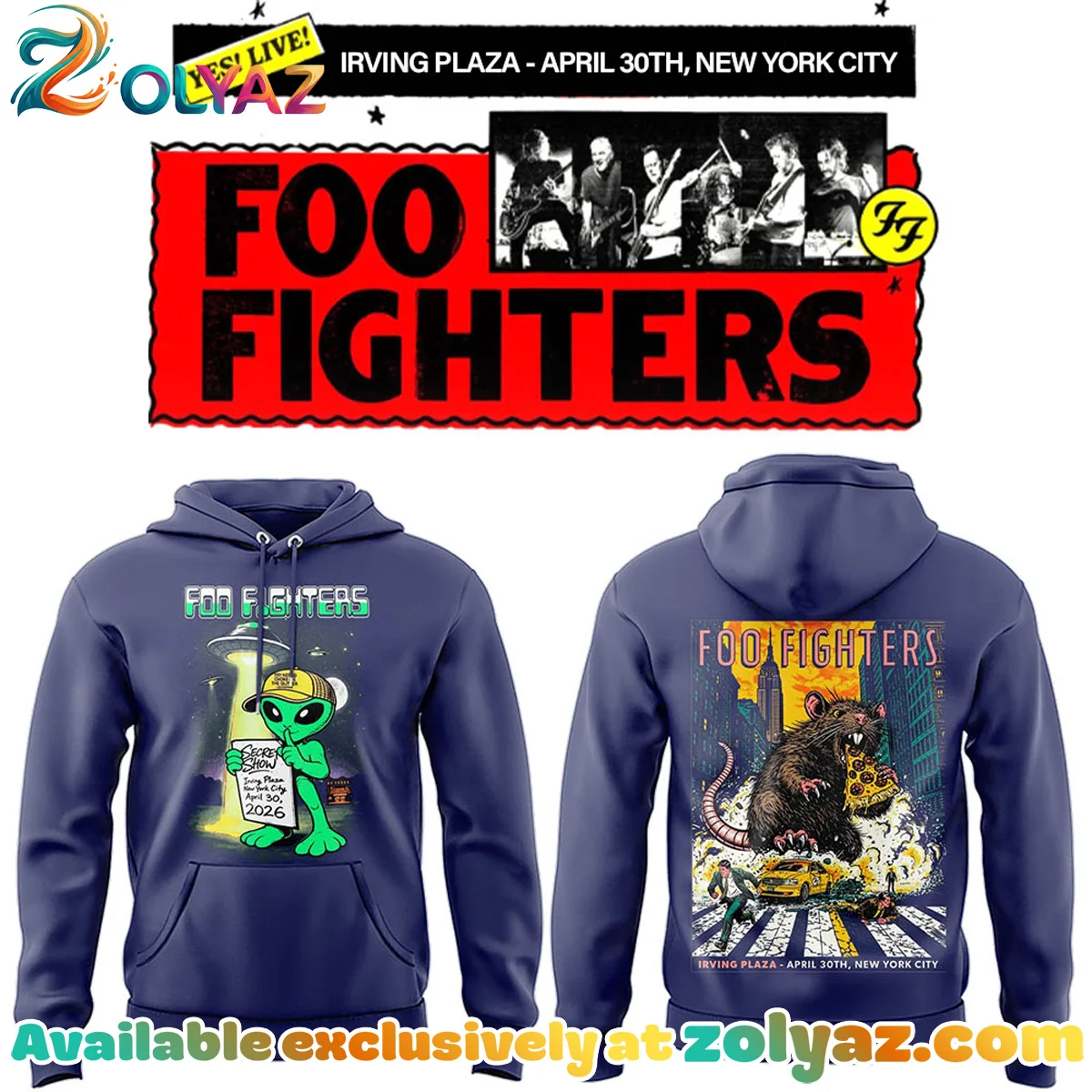 FF Irving Plaza New York City Shirt & Hoodie (Release 7)