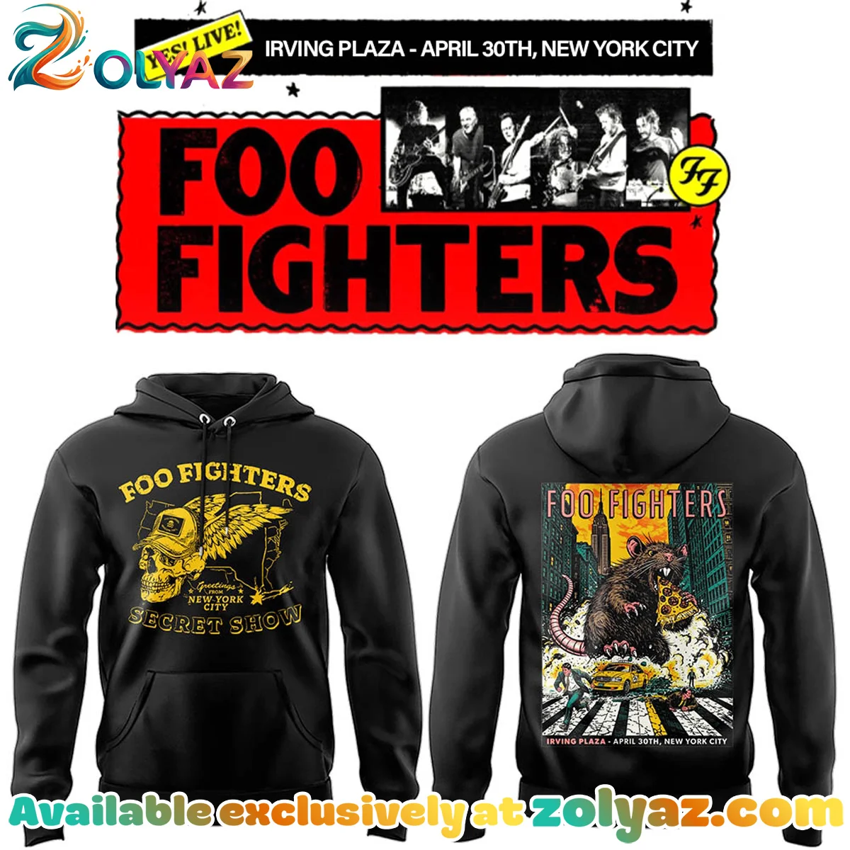 FF Irving Plaza New York City T-Shirt & Hoodie (Style 8)