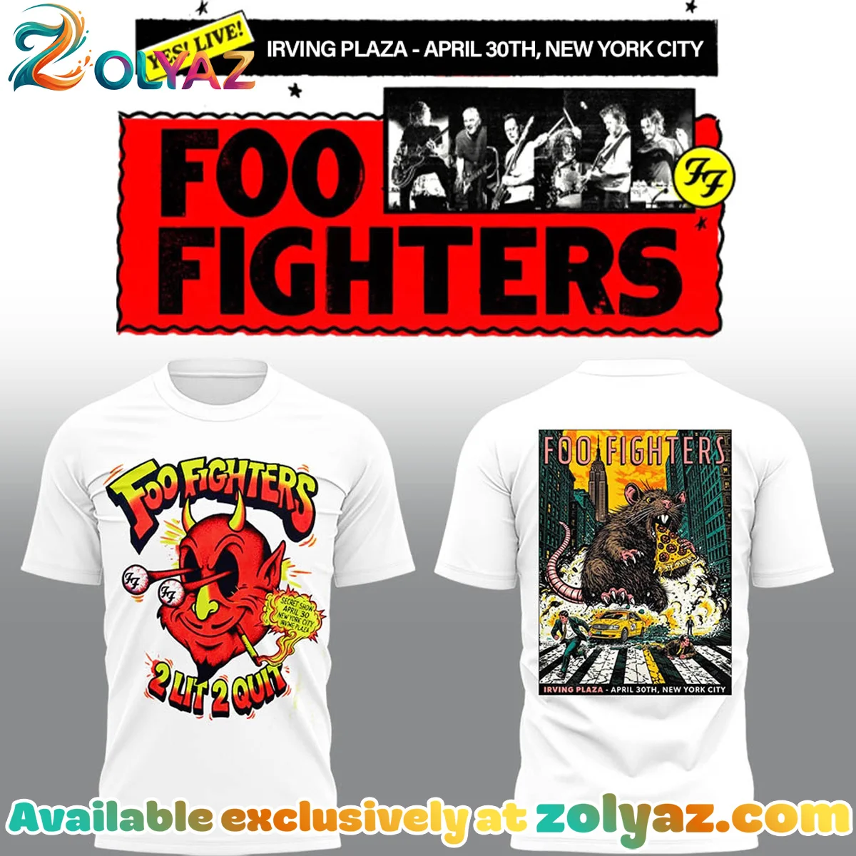 FF Irving Plaza New York City T-Shirt & Hoodie (Style 15)