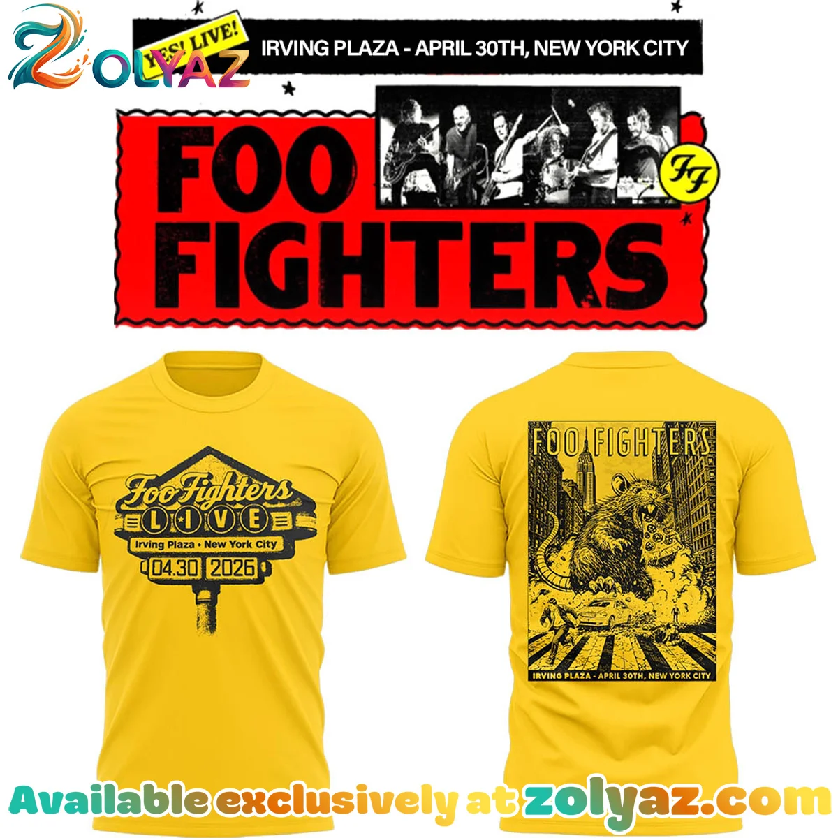 FF Irving Plaza New York City T-Shirt & Hoodie (Style 16)