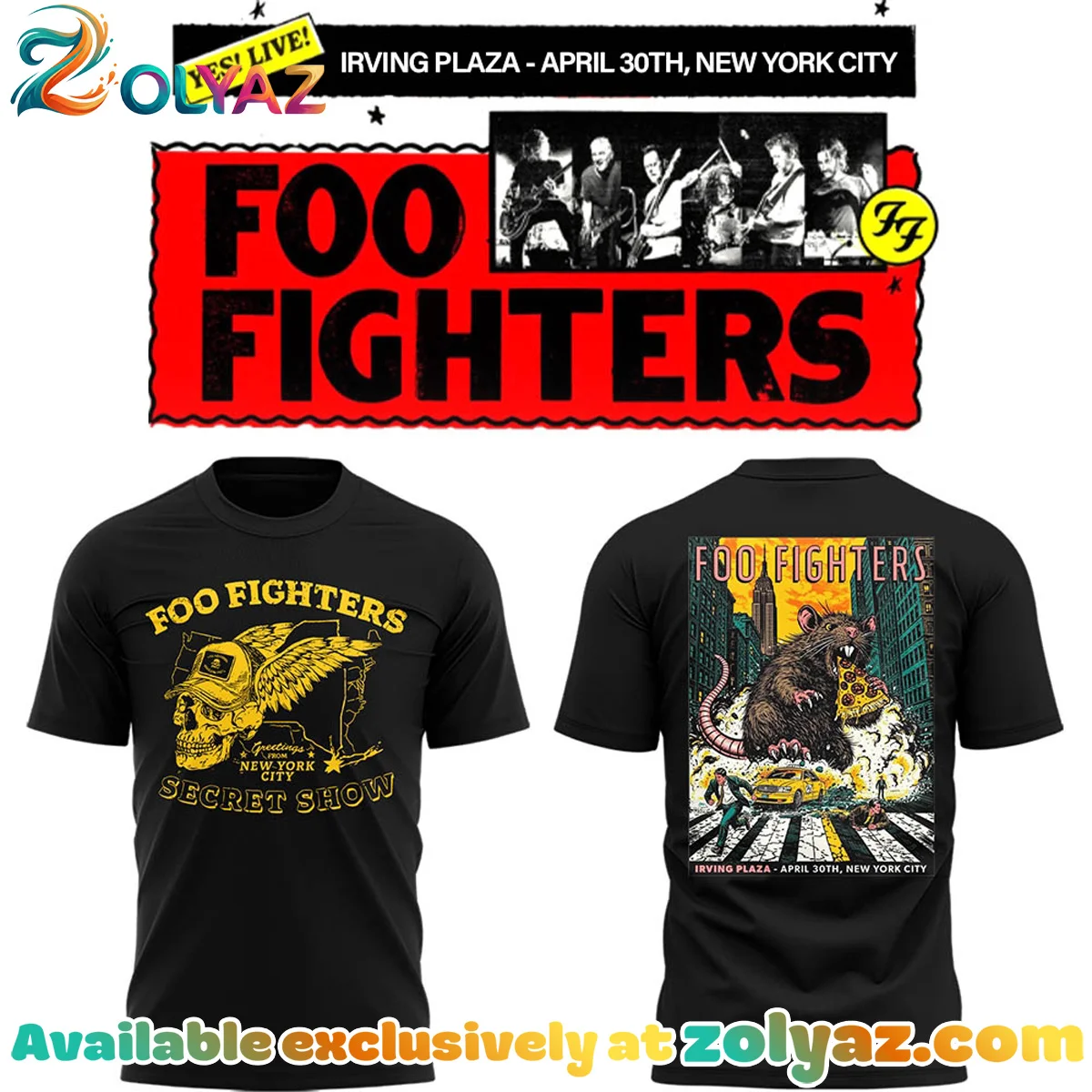 FF Irving Plaza New York City Shirt & Hoodie (Design 17)