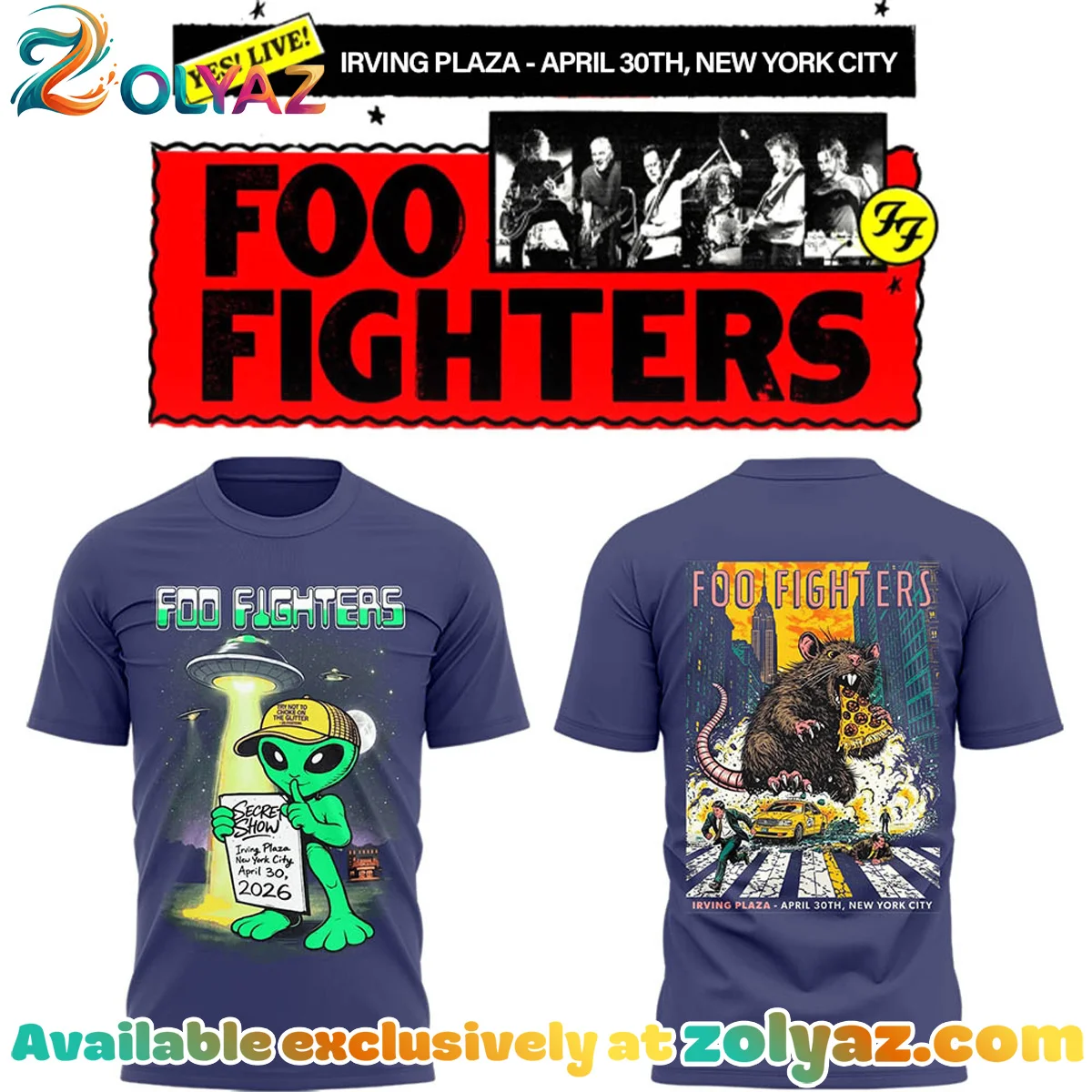 FF Irving Plaza New York City T-Shirt & Hoodie (Design 18)