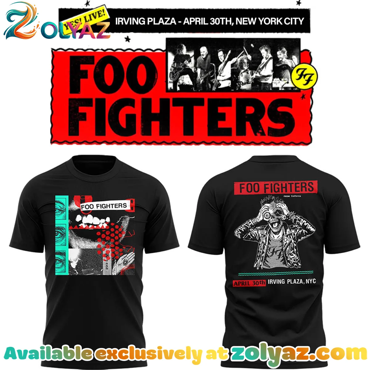 FF Secret Show Irving Plaza New York City Shirt & Hoodie (Design 2)