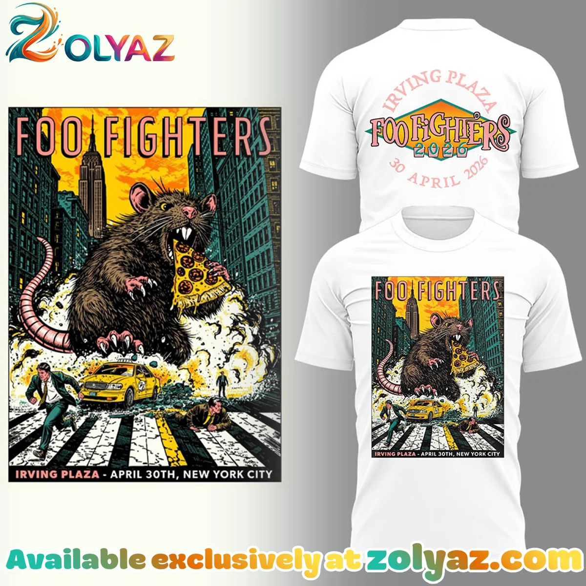 FF Secret Show Irving Plaza New York City T-Shirt & Hoodie (Release 8)